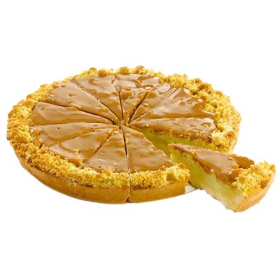 Jablečný koláč s karamelem mražený 1x1800g Vandemoortele