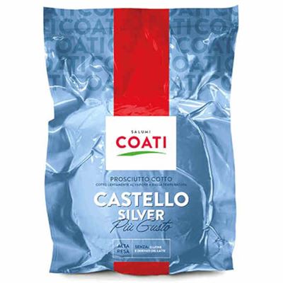 Dušená šunka italská chlazená 1xcca4kg Castello Silver Coati