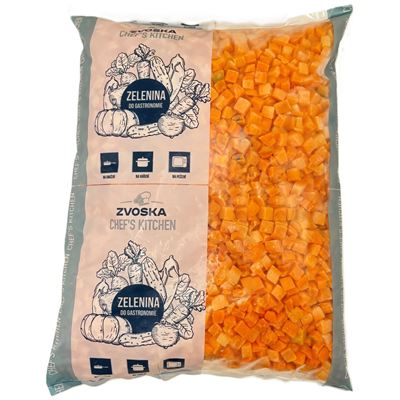 Mrkev kostky mražené 1x2,5kg Zvoska Chef's Kitchen Zvoska Chef's Kitchen 501045 2