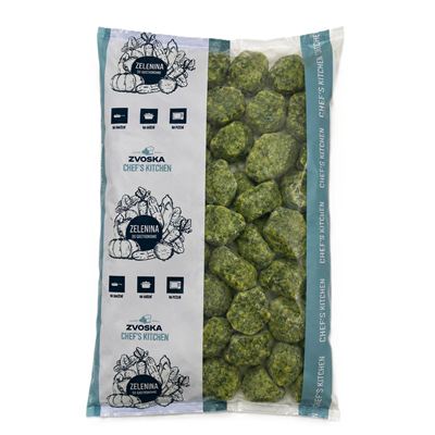 Špenátové listy celé porce mražený 1x2,5kg Zvoska Chef's Kitchen Zvoska Chef's Kitchen 501051 2