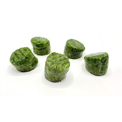 Špenátové listy sekané porce mražené 1x2,5kg Frigoexim