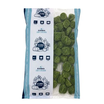 Špenátové listy sekané porce mražené 1x2,5kg Zvoska Chef's Kitchen Zvoska Chef's Kitchen 501052 2
