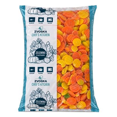 Duo směs mrkev žlutá a červená mražená 1x2,5kg Zvoska Chef's Kitchen Zvoska Chef's Kitchen 501084 2