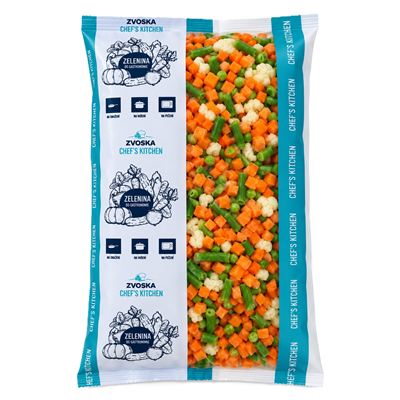 Jarní zeleninová směs mražená 1x2,5kg Zvoska Chef's Kitchen Zvoska Chef's Kitchen 501086 2
