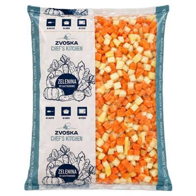 Zeleninová směs pod svíčkovou kostky mražená 1x2,5kg Zvoska Chef's Kitchen Zvoska Chef's Kitchen 501087 2