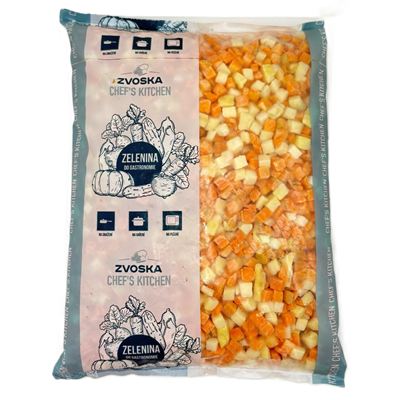 Zeleninová směs pod svíčkovou kostky mražená 1x2,5kg Zvoska Chef's Kitchen Zvoska Chef's Kitchen 501087 2