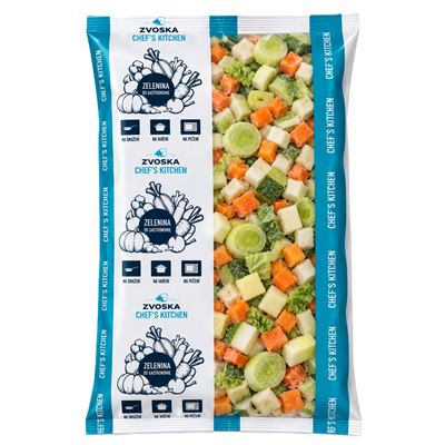 Polévková zeleninová směs tradiční mražená 1x2,5kg Zvoska Chef's Kitchen Zvoska Chef's Kitchen 501091 2