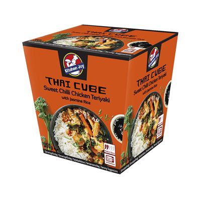 Kuřecí Sweet Chilli Teriyaki s jasmínovou rýží mražené 6x350g Kitchen Joy