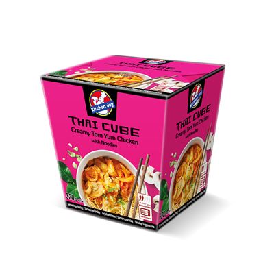 Kuřecí Creamy Tom Yum s nudlemi mražené 6x350g Kitchen Joy
