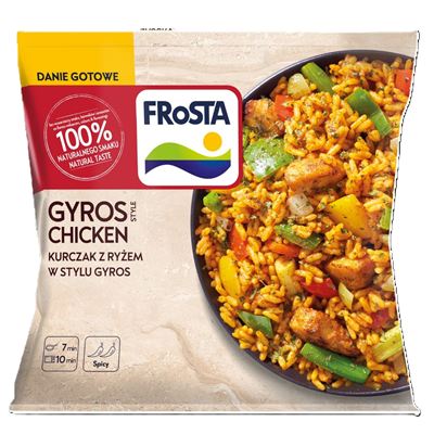 Kuřecí Gyros mražený 10x450g Frosta