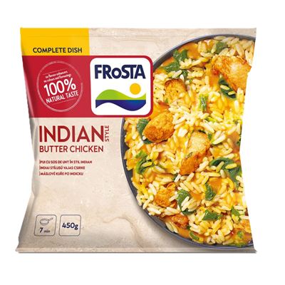 Máslové kuře po indicku mražený 10x450g Frosta