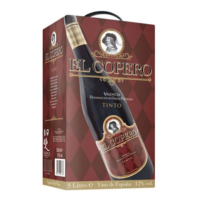 Víno červené stolní El Copero Tinto BIB 1x5l