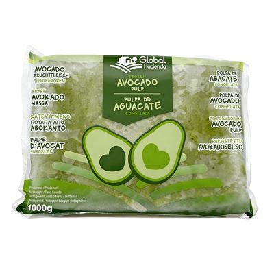 Avokádo pyré mražené 1x1kg Global Hacienda