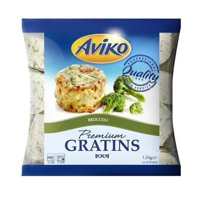Gratinované brambory s brokolicí mražené 1x1,5kg Aviko