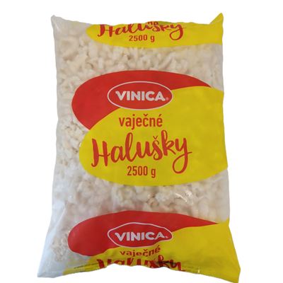Vaječné halušky mražené 1x2,5kg Vinica