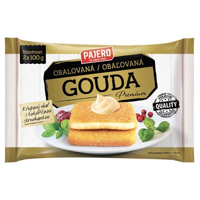 Obalovaný sýr gouda 100g premium 20x200g Pajero