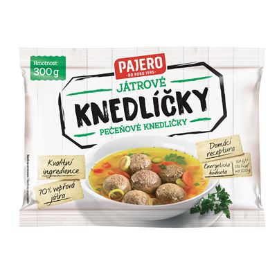 Játrové knedlíčky mražené 15x300g Pajero Zdarma