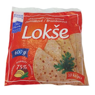 Slovenské bramborové lokše mražené 5x(10x60g) B-Frost