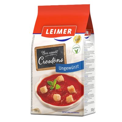 Polévkové krutony bezpříchuťové 1x500g Leimer