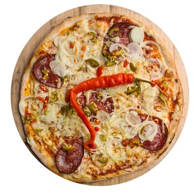Pizza Pikantní mražená 5x550g Giovanni
