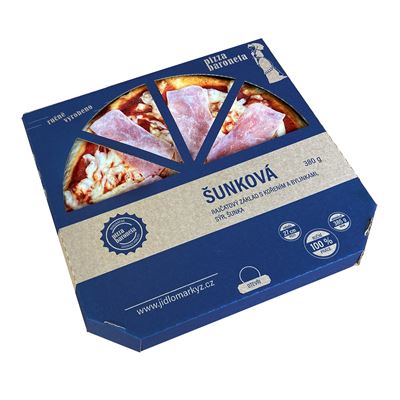 Pizza šunková mražená 10x380g Baroneta