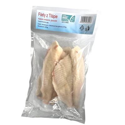 Tilápie nilská filet bez kůže mražená 20x500g Eurofrigo