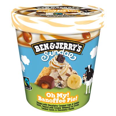 Banofee Pie Sundae pinta 8x427ml Ben & Jerry's