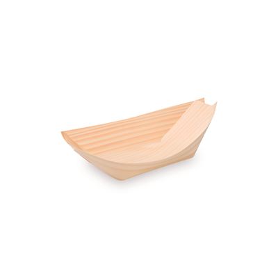 Fingerfood miska lodička 13x8cm dřevěná 1x100ks Wimex