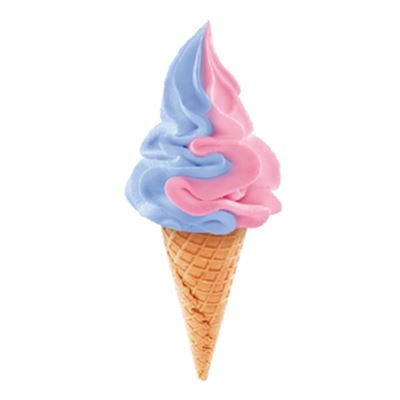 Cornetto Softie duhová (Bubblegum) zmrzlina 15x145ml