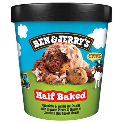 Half Baked zmrzlina pinta 8x465ml Ben & Jerry's