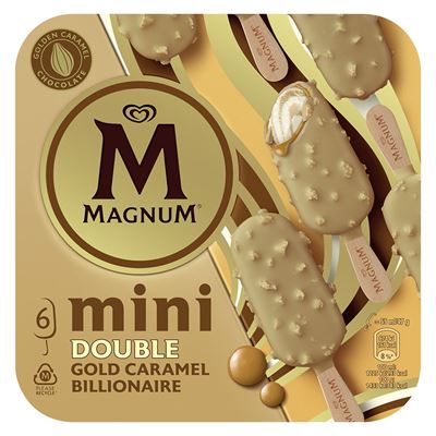 Magnum Mini Caramel Gold Billionaire zrmzlina 6x(6x55ml)