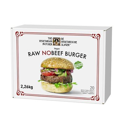 Veganský Raw ""NeHovězí"" Burger mražený 1x2,26kg The Vegetarian Butcher