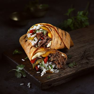 Wrap Gourmet - Hovězí Burrito mražený 6x1ks Crocodille