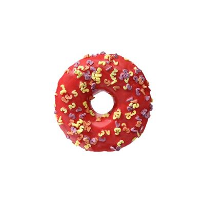 Donut červený s číslicemi mražený 60x56g La Lorraine