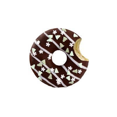 Donut tmavý Zimní les mražený 60x59g La Lorraine