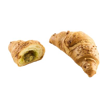 Máslový croissant s pistáciovou náplní mražený 60x90g La Lorraine