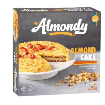 Mandlový koláč mražený 12x400g Almondy