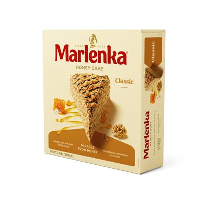 Medový dort s oříšky 1x800g Marlenka