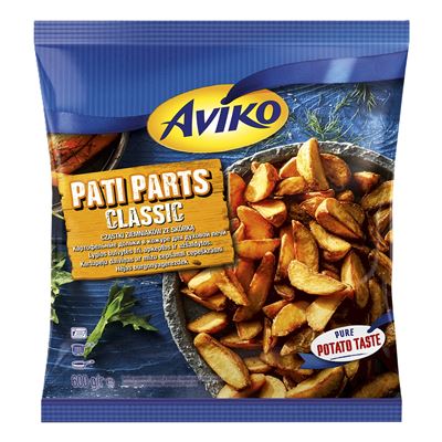 Americké brambory Pati Parts mražené 10x600g Aviko