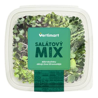 Výhonky salátový mix čerstvé 1x100g