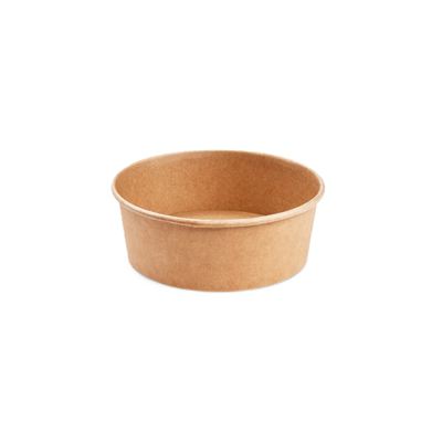 Papírová miska (FSC Mix/PE) kulatá hnědá kraft 750ml 1x50ks Wimex