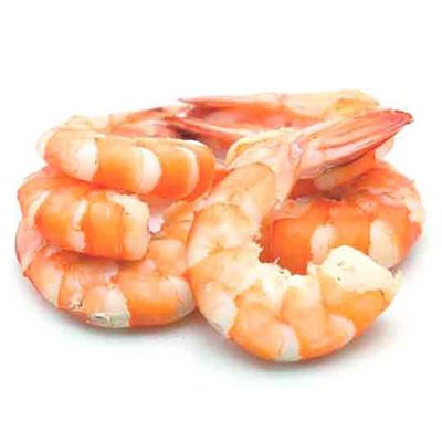 Krevety vyloupané s ocáskem 31/40 ks/kg předvařené mražené 1x1kg Ag Seafood