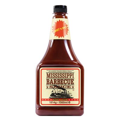Barbecue omáčka Sweet/Spicy 1x1814g Mississippi