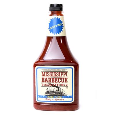Barbecue omáčka Sweet mild 1x1814g Mississippi