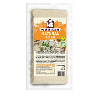 Tofu Natural bílé blok 1x1kg Lunter