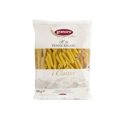 Penne Rigate - trubičky rýhované semolinové 24x500g Granoro