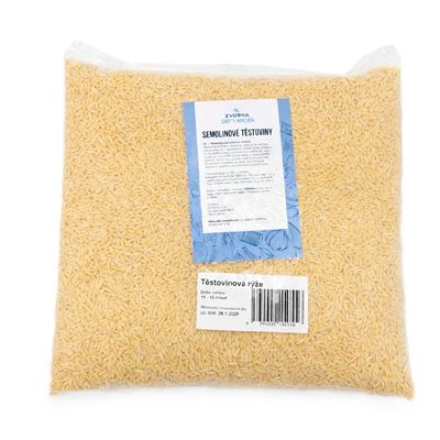 Těstovinová rýže semolinová 1x5kg Zvoska Chef's Kitchen