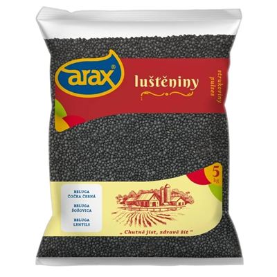 Čočka černá Beluga 1x5kg Arax