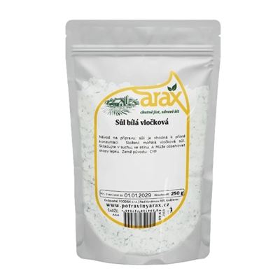 Sůl bílá vločková 1x250g Arax