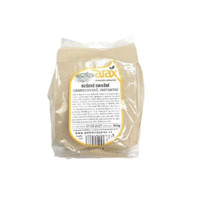 Granulované sušené droždí instantní 1x500g Arax